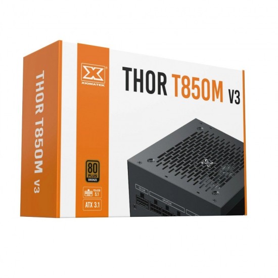 Xigmatek Thor T850M V3 850W 80+ Bronze ATX 3.1 PCI-E 5.0 Full Modular Power Supply